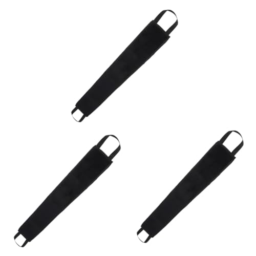 Veemoon Rückenwäscher Handtuch-Badeband Für Dusche – 2er Set in Schwarz - Ideal Für Männer Und Frauen Perfektes Pflege Accessoire Für Eine Gründliche Rückenreinigung von Veemoon