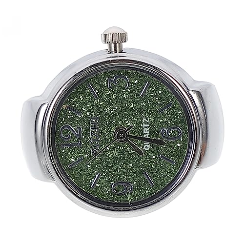 Veemoon Runde Quarz Ringuhr Für Finger Uhr Aus Zinklegierung Für Anlässe Und Partys Mit Präziser Zeitmessung von Veemoon