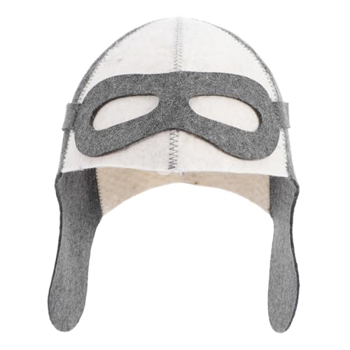 Veemoon Sauna Hut aus Wollfilz für Männer und Schutz für Haare während Dampfbads Atmungsaktives Design Stilvolles Accessoire für Sauna und Wellness Pflegeleicht und Langlebig von Veemoon