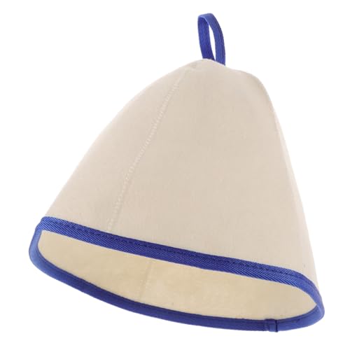 Veemoon Sauna Mütze Aus Wolle Filz Für Herren Damen Russische Badehaube Zum Dampfbad Schützende Kopfbedeckung Für Sauna Und Duschhaube von Veemoon
