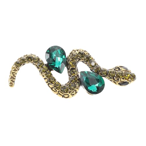 Veemoon Schlangenbrosche Tier Anstecknadel für Männer Frauen Vielseitig Einsetzbar Brosche oder Accessoire für Jacken Taschen Präzise Verarbeitung Einzigartiges Design für Besondere von Veemoon