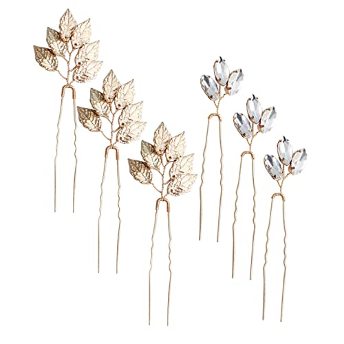 Veemoon Schlichtes Braut-haarnadel-set Für Damen Strass-kristall-haarnadel-clip Für Hochzeit Verlobung Party von Veemoon