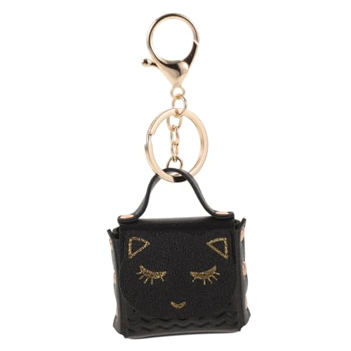 Veemoon Schlüsselanhänger Katze Münzgeldbörse Kleine Tragbare Geldbörse Cartoon-schlüsselanhänger Dekorativer Kleiner Schlüsselanhänger Anhänger Kleine in Form Einer Geldbörse Karten Dekor von Veemoon