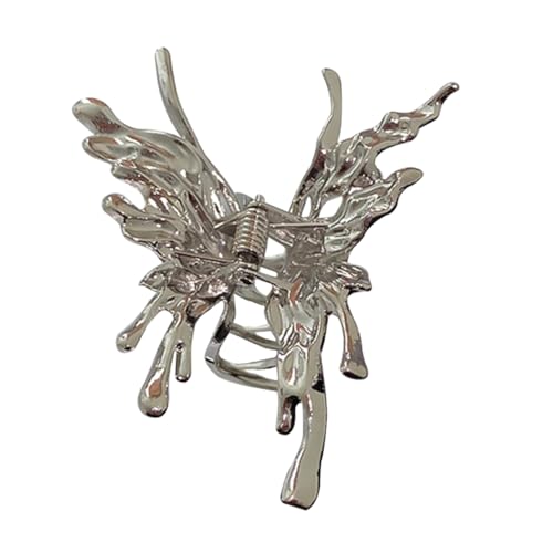 Veemoon Schmetterling Haarklammern Metall Haarspangen Haarfang Haarspange Haarklammer Griffe Für Damen Feines Lockiges Haar von Veemoon