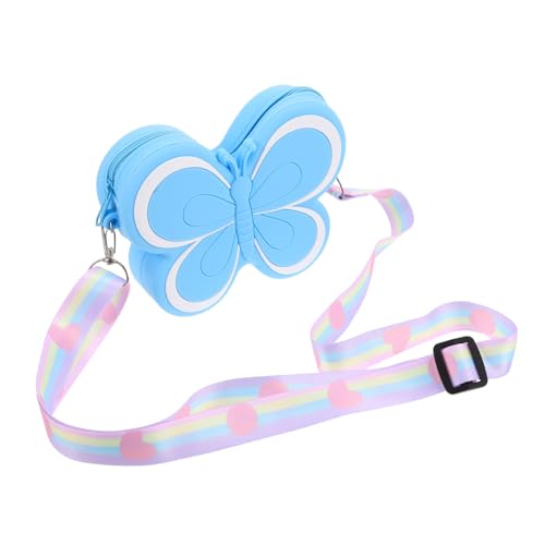 Veemoon Butterfly Shaped Kinderhandtasche Cute Purse Für Mädchen Tragbare Schultertasche Für Kleine Accessoires Und Münzen von Veemoon