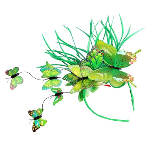 Veemoon Teeparty-hüte Fascinator-stirnband Schmetterlings-stirnband Teeparty-kopfschmuck Haarschmuck Für Abschlussball Fascinator-hüte Für Frauen von Veemoon