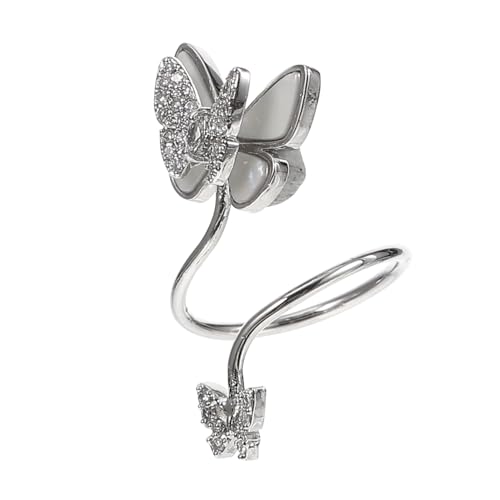 Veemoon Nail Art Ring Für Frauen Finger Nagel Ring Dekoration Zubehör Mit Eleganten Design Für Party Und Bankett Schmuck Accessoires von Veemoon