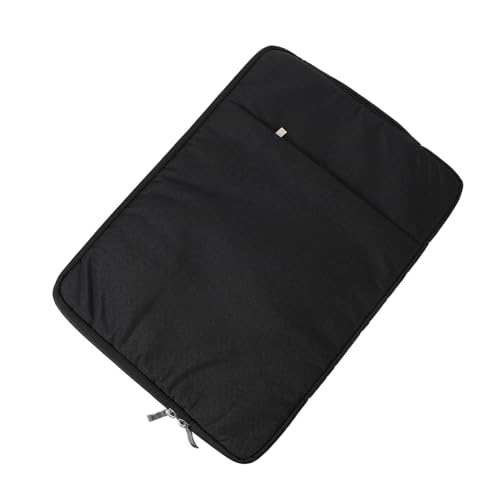 Veemoon Schwarze Laptop Schutzhülle mit Stoßdämpfendem Wasserabweisendem Material Flauschigem Innenfutter und Strapazierfähigem Reißverschluss Gepolsterte Notebook Tasche mit Tragegriff von Veemoon