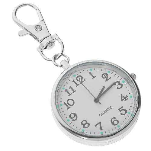 Veemoon Stilvolle Uhr Zum Anklipsen Runde Anhängeruhr Mit Kette Perfekt Für Profis von Veemoon