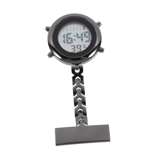 Veemoon Digital Krankenschwesteruhr Fob Uhr Multifunktionale Edelstahluhr Mit Alarm Und Datumsanzeige Für Pflegekräfte Elegantes Design Für Damen Und Herren von Veemoon