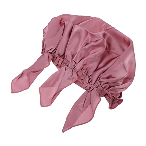 Veemoon Seiden Schlafkappe für Damen und Herren Elastische Haarkappe für Besseren Schlaf Doppelschichtiges Design Trocknung und Komfortabel von Veemoon
