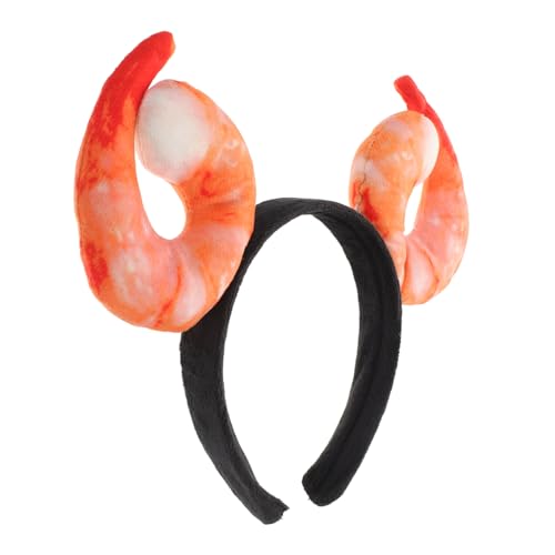 Veemoon Shrimp Headband Lustiges Tier Kopfschmuck für Kostümpartys Halloween und Geburtstagsfeiern Vielseitiger und Bequemer Haarschmuck für Unvergessliche Anlässe von Veemoon