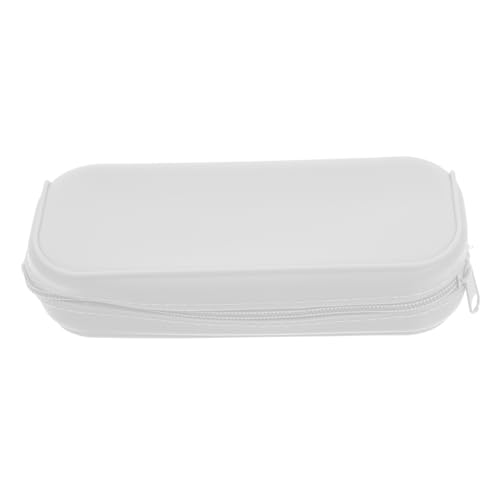 Veemoon Silikon Federmäppchen für Erwachsene Ästhetische Stifttasche Geräumig Glattem Reißverschluss für Bleistifte Make Up Pinsel von Veemoon