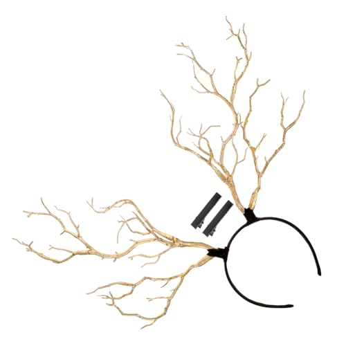 Veemoon Simulation Branch Design Antler Headband Für Frauen Leichtes Elegantes Haarband Für Festivals Partys Fotoshootings Hochwertiger Kunststoff Harz Neuheit Im Wald-thema von Veemoon