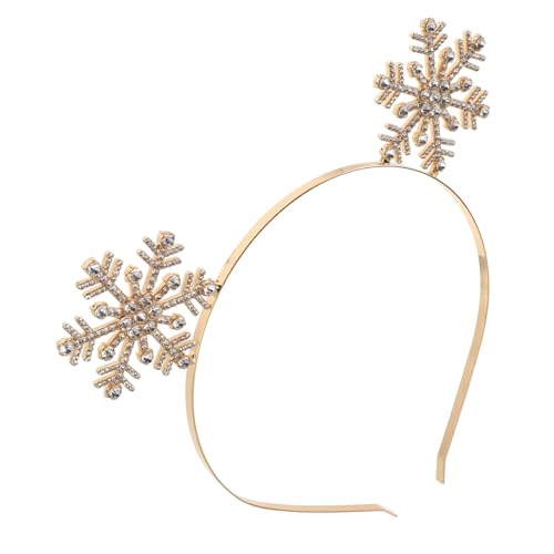 Veemoon Snowflake Haarband Mit Funkelnden Strasssteinen Festlicher Kopfschmuck Für Frauen Für Weihnachten Und Winterfeiern Langlebig Und Stilvoll Perfektes Für Feiertage von Veemoon
