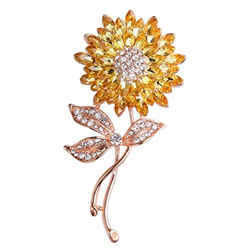 Veemoon Sonnenblumen Anstecker Aus Legierung Kleidung Brosche Hut Dekoration Schal Anstecknadel Sonnenblumen-brustnadel Für Damen von Veemoon