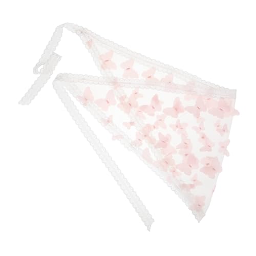 Veemoon Butterfly Haarband Aus Spitze Elegantes Dreieckiges Tuch Für Frauen Vielseitiges Haaraccessoire Für Jeden Anlass Modisches Bandana Für Stilvolle Looks von Veemoon
