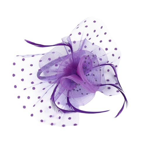 Veemoon Vintage Fascinator Hut Mit Blumen-design Netz-stirnband Für Halloween Festlichkeiten Elegante Kopfbedeckung Für Hochzeiten Partys Karneval von Veemoon