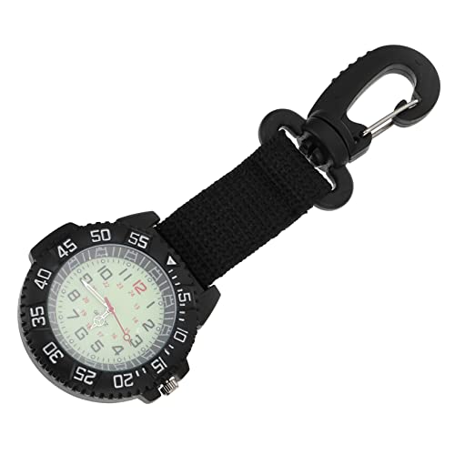 Veemoon Multifunktionale Taschenuhr Mit Karabinerclip Outdoor-tragbare Uhr Für Backpacker Robuste Bauweise Exakte Zeitmessung Praktisches Design Für Sport Und Abenteuer von Veemoon