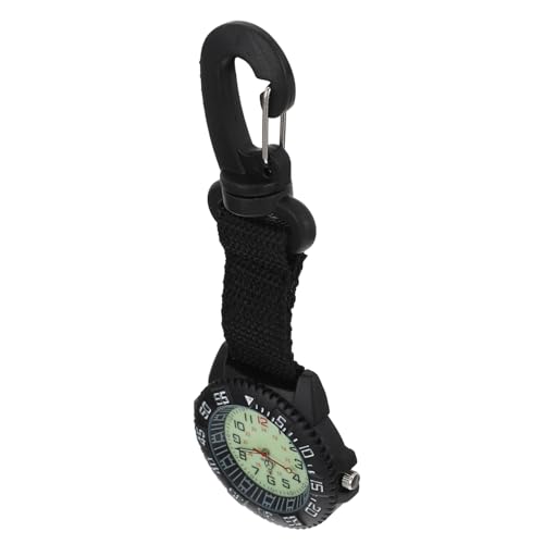 Veemoon Outdoor Karabiner Clip Uhr Mit Kompass Multifunktionale Digitale Taschenuhr Für Sport Und Abenteuer Strapazierfähiges Nylonarmband Für Outdoor-aktivitäten Und Camping von Veemoon