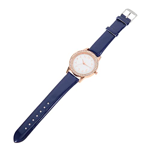 Veemoon Damenuhr mit Verstellbarem PU Armband Freizeit Uhr für Damen in Roségold Präzises für Meetings und Partys von Veemoon