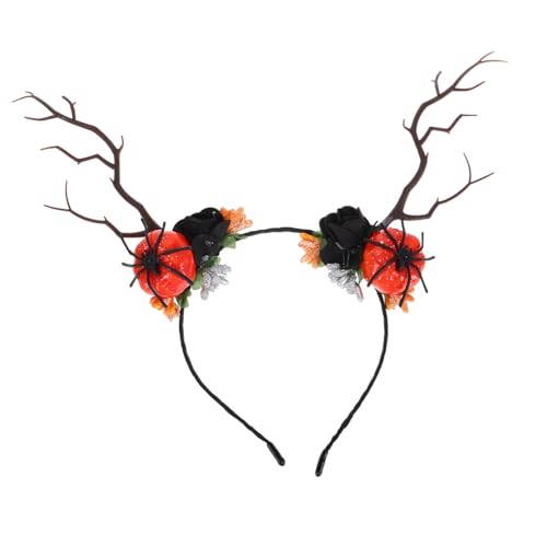 Veemoon Dekoratives Baumast-stirnband Realistisches Geweih-stirnband Für Damen Und Mädchen Für Feiertage Wie Weihnachten Und Halloween von Veemoon