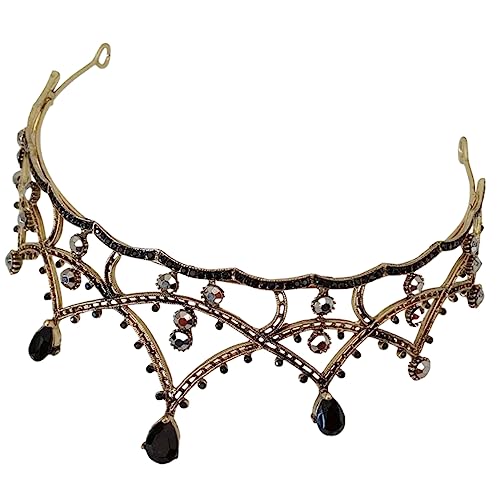 Veemoon Strass Kristallkrone Damen Tiara Vintage Braut Haarschmuck Leichtes und Bequemes Kopfschmuck für Hochzeit Party Brautjungfer und Festliche Anlässe von Veemoon