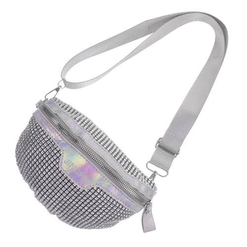 Veemoon Glänzende Hüfttasche Für Damen Weiche Hüfttasche Mit Glitzerndem Design Robuste Bauchtasche Zum Reisen Und Einkaufen von Veemoon