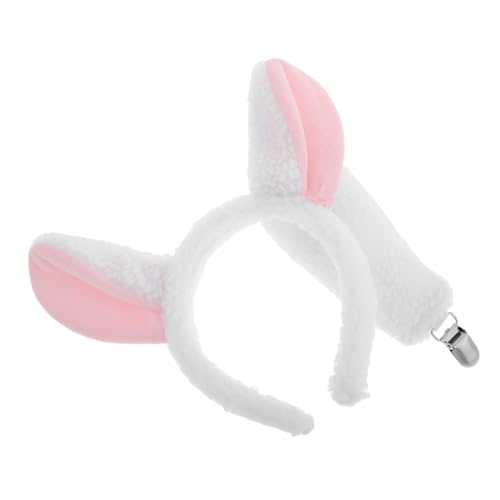 Veemoon Süßes Lammohr-stirnband Und Junge Mädchen Lammohr-kopfbedeckung Für Party Und Auftritt Fleece-tierkostüm-zubehör von Veemoon