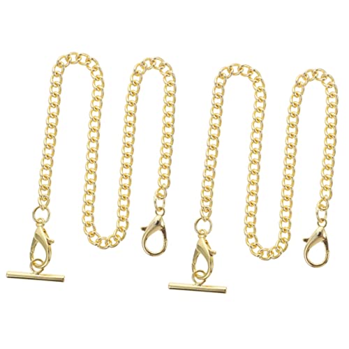 Veemoon T Bar Taschenuhr Mit Kette – Hochwertige Weste Uhr Mit Gold Link Für Kleidung Und Handtasche – Perfektes Accessoire Für Stilbewusste Männer Und Frauen von Veemoon