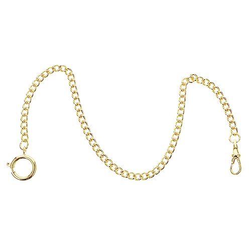 Veemoon Taschenkette Herren Metallkette Galvanisierte Taschenuhr Kette Jeans Hosenkette Stilvolles Design Einfach zu Befestigen für Formelle und Lockere Outfits von Veemoon