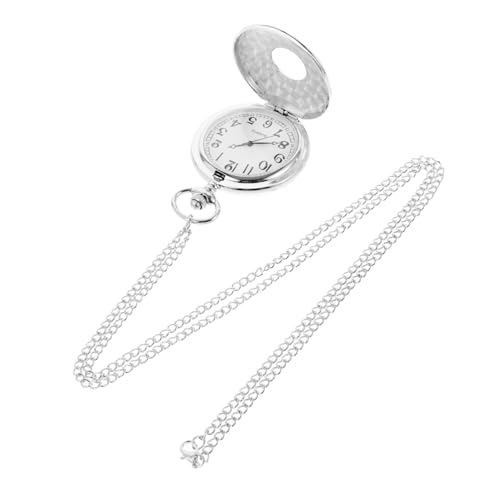 Veemoon Vintage Taschenuhr Mit Römischen Ziffern Retro Design Mit Kette Für Herren Und Damen Kompakte Tragbare Und Langlebige Uhr Für Stilvolle Anlässe von Veemoon