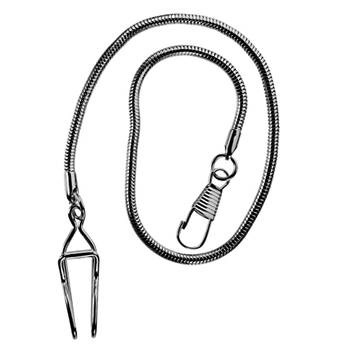 Veemoon Taschenuhrkette Vintage Metall Legierung Retro Clip Halskette für Herren Taschenuhr Zubehör für Formelle und Leichte Outfits von Veemoon