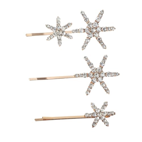 Veemoon Teiliges Set Glitzernde Sternen Haarspangen Haarschmuck mit Strass für Damen für Hochzeiten Partys und Tägliche Styles von Veemoon