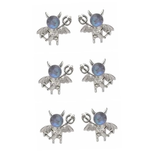 Veemoon Teufel Ohrringe S925 Mit Funkelnden Diamanten – Kreative Ohrstecker Für Mädchen Und Frauen - Perfektes Schmuckaccessoire Für von Veemoon