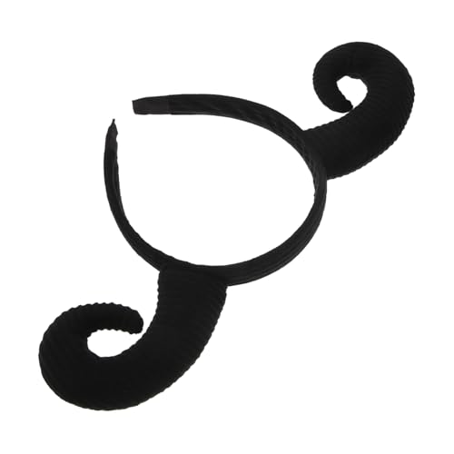 Veemoon Tier Stirnband Aus Schafshorn Kopfschmuck Für Halloween Party Prop Haarband Einzigartige Haardekoration Bequemes Stirnband Horn-haarband Für Besondere Anlässe von Veemoon