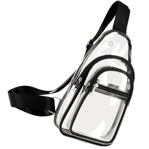 Veemoon Transparente Gürteltasche Kleine Durchsichtige Tasche Durchsichtige Brusttasche Tragbare Umhängetasche Für Sport Und Geeignet Für Damen Und Herren Mit Vielfältigen von Veemoon