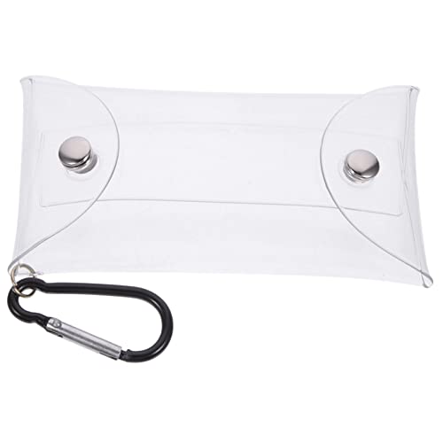 Veemoon Durchsichtige Geldbörse Transparente Damen-geldbörse Münzgeldbörse Für Frauen Mädchen Kleine Wallet Münztasche Clutch Mit Haken von Veemoon