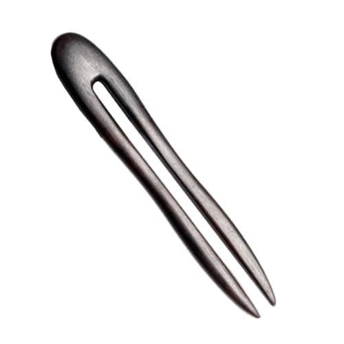 Veemoon U Förmige Haargabel aus Sandelholz Vintage Haarpin für Damen Eleganter Haarschmuck für Hochzeiten und Alltag Stabil und Einfach zu Handhaben von Veemoon