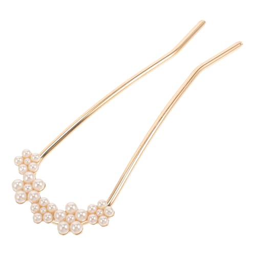 Veemoon U Förmige Perlen Haarnadel Französische Haarnadel für Damen Hochwertiger Haarschmuck für Dutt und Hochsteckfrisuren Perfektes Accessoire für Hochzeit und Party von Veemoon