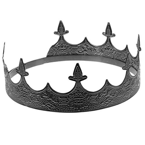 Veemoon Verstellbare Metallkrone für Herren Stabile Herrenkrone mit Robuster Struktur als Diadem für Bühne Hochzeit Party Cosplay und Festliche Anlässe von Veemoon
