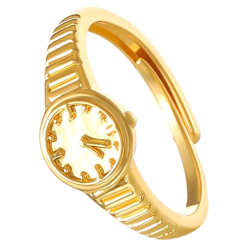 Veemoon Verstellbarer Fingerring für Damen Minimalistisches Design Eleganter Schmuck Leicht Angenehm für Verschiedene Anlässe Outfits von Veemoon