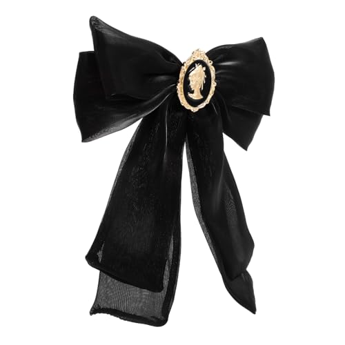 Veemoon Elegante Vintage Brosche Für Damen Große Schleifenbrosche Aus Organza Und Vielseitig Anwendbar Für Kleider Taschen Schals Und Mehr Perfektes Accessoire Für Partys Und Wichtige Anlä von Veemoon