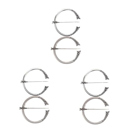 Veemoon Vintage Brosche Set Legierung – 2 Kreative Metall-Abzeichen Für Taschen Und Gürtel – Retro Brustnadel Modeaccessoire – Ideal Für Stilvolle von Veemoon