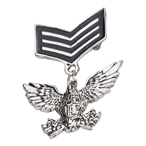 Veemoon Vintage Brosche für Herren Eleganter Anstecker Kreatives Mode Accessoire für Retro Outfits für Formelle Anlässe Einzigartiges Design für Individuellen von Veemoon