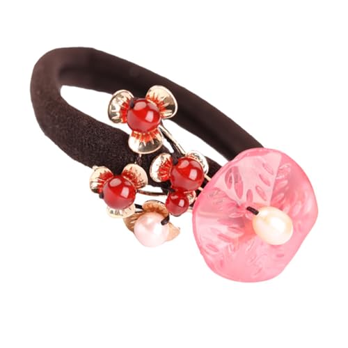 Veemoon Haarseil Für Frauen Elastisches Haarband Retro Chinesische Haarseile Damen Haargummi Passend Zu Kleid Shirt Für Mädchen Und Party Outfits von Veemoon