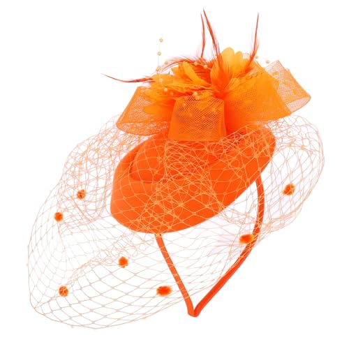 Veemoon Faszinator-clip Mesh Garn Fascinator Vintage Stil Kopfschmuck Für Hochzeiten Bankette Partys von Veemoon