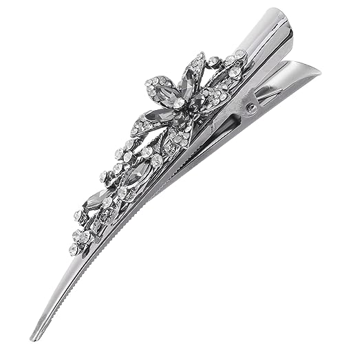 Veemoon Vintage Haarklammer Damen Metall Haarklammer mit Strasssteinen Großer Haarschmuck Clip für Frisuren Robustes Styling Zubehör für Partys und Alltag von Veemoon