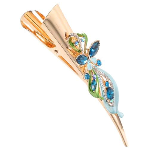 Veemoon Vintage Haarklammer mit Funkelnden Strasssteinen Stabile Metallspange für Damen Dekorativer Entenschnabel Haarclip mit Blumenmotiv für Hochzeit Party und Alltagsschmuck Veemoon Vintage Haarklammer mit Funkelnden Strasssteinen Stabile Metallspange für Damen Dekorativer Entenschnabel Haarclip mit Blumenmotiv für Hochzeit Party und Alltagsschmuck von Veemoon