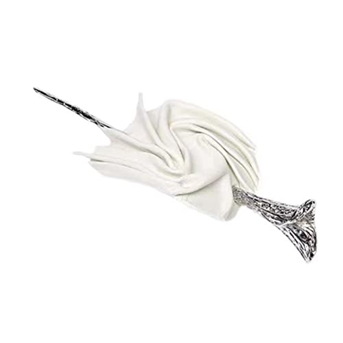 Veemoon Vintage Haarschmuck Damen Eleganter Leder Haarnadel Haarklammer für Dutt Styling Einfaches Design Weiß Charmantes Haar Accessoire für Alltag Hochzeit Party von Veemoon